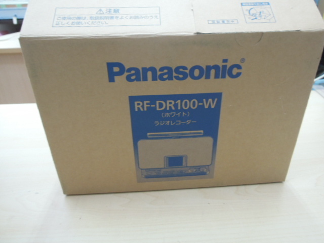 Panasonic ラジオレコーダー RF-DR100 2014年製 動作確認済 ホワイト 中古