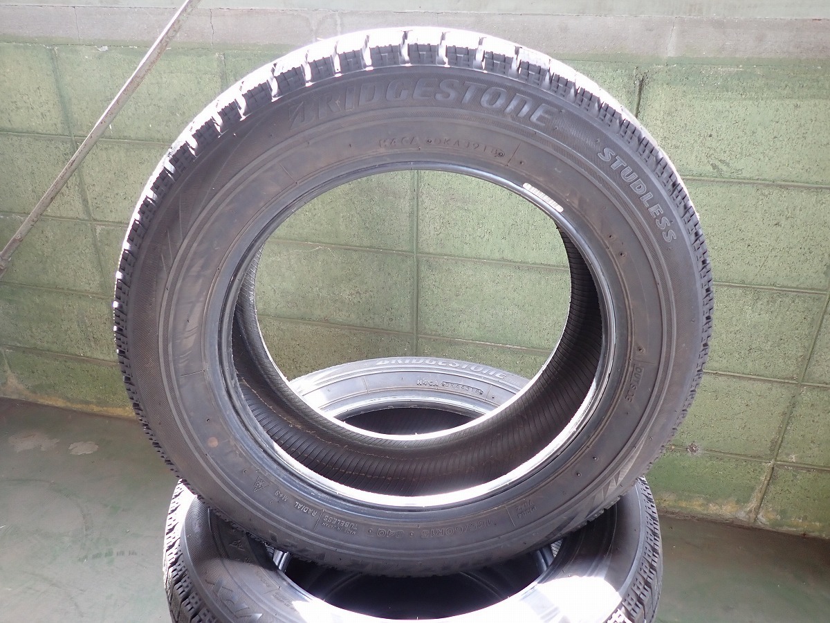 CD7007【送料無料185/60R15】4本 ブリヂストン VRX 中古スタッドレス 2017年×2本 2018年×2本 コンパクトカーなどに