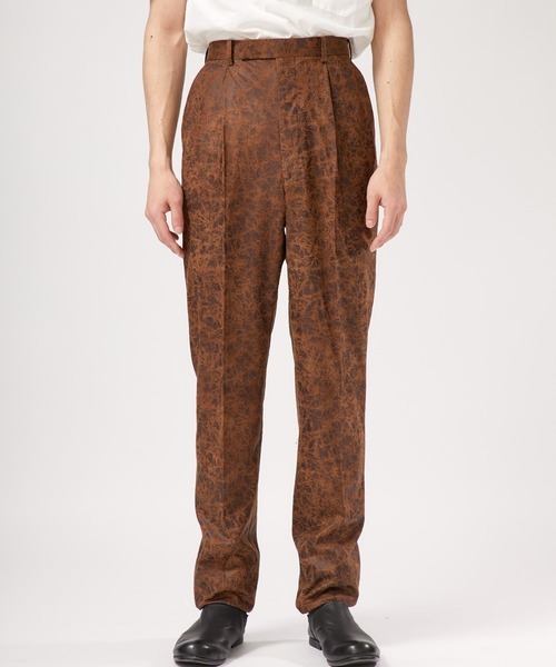  20SS 定価33000円 JOHN LAWRENCE SULLIVAN ジョンローレンス サリバン クラック コーティング ストレート トラウザー パンツ size46(ラッドミュージシャン)｜売買されたオークション情報、yahooの商品情 ラッドミュージシャン