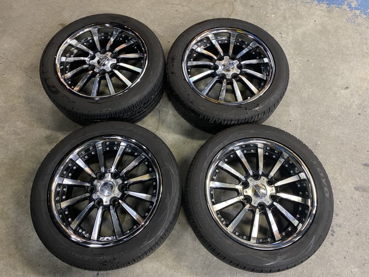 ハイエース200系 LUGTEC byPANDORA 225/50R18 16年製タイヤ 深リム 
