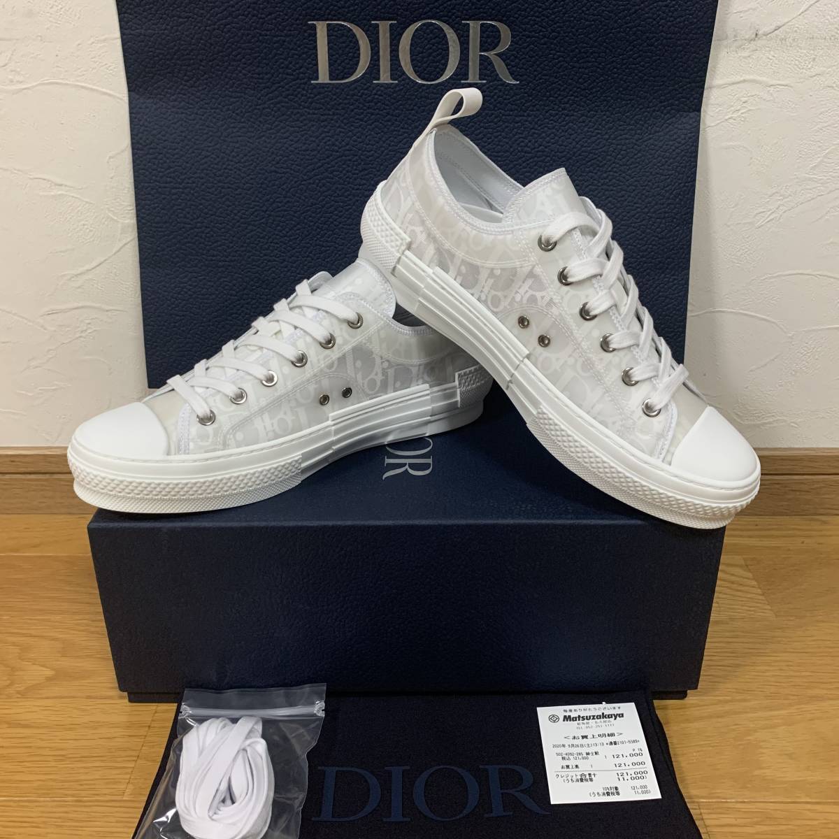 国内正規品 DIOR ディオール メンズ スニーカー サイズ40 121000円 
