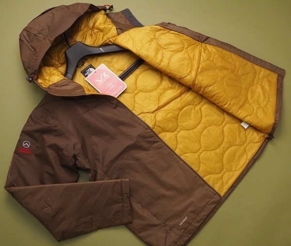 100%新品，得価 正規32000円 ノースフェイス SUMMITシリーズ 防水 透湿HyVent&times;高機能中綿VX ジャケット メンズMベージュブラウン 直営店購入(Mサイズ)｜売買されたオークション情報、yahooの商品情報をアーカ 男性用