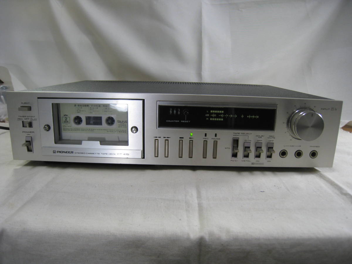 CT-415 - カセットデッキ PIONEER Yahoo!オークション パイオニア 希少