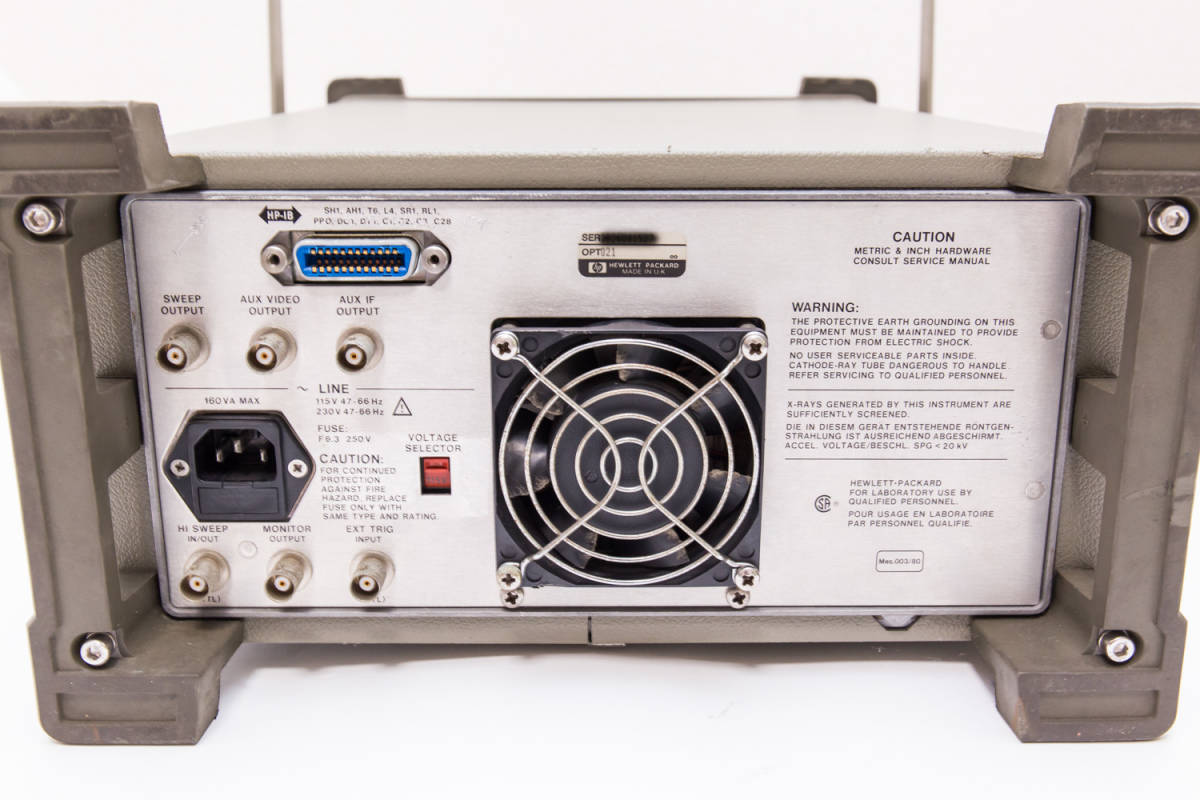 hp スペクトラムアナライザー 8590B hp スペクトラムアナライザー 8590B