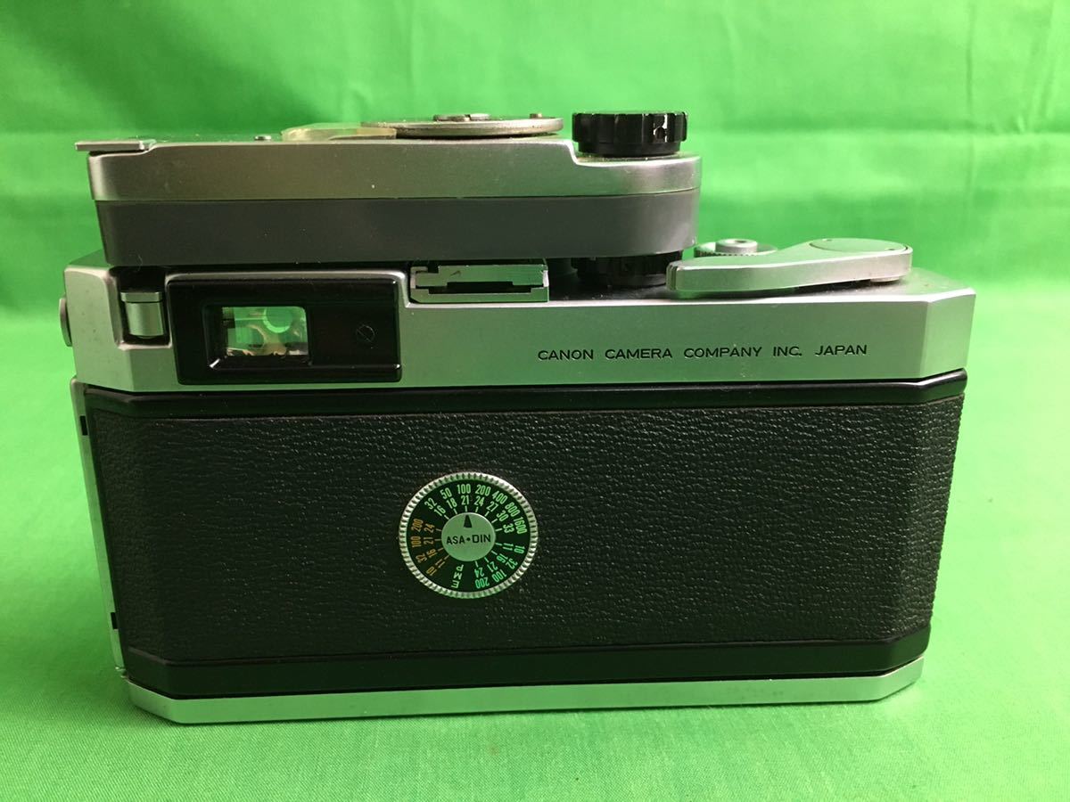 完動品 キヤノン P型レンジファインダーカメラ ポピュレール 50mm f1