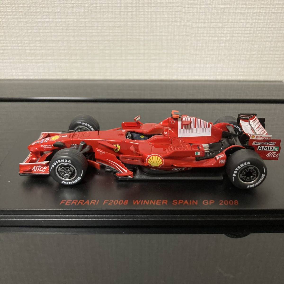 フェラーリF2008 1⁄43 ライコネン スペインGPウィナー レッドライン