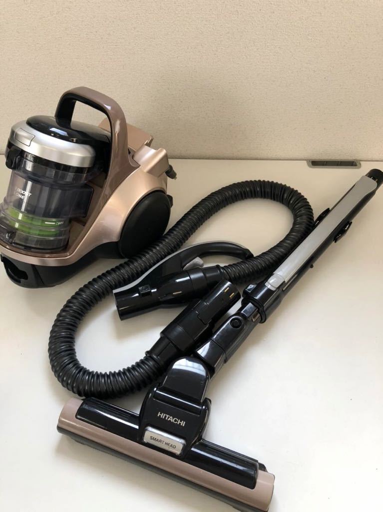 HITACHI サイクロン式 掃除機 CV-TS500 日立 2017年製 シャンパン