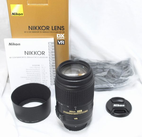 超美品 フルセット】Nikon ニコン AF-S DX NIKKOR 55-300mm f/4.5-5.6