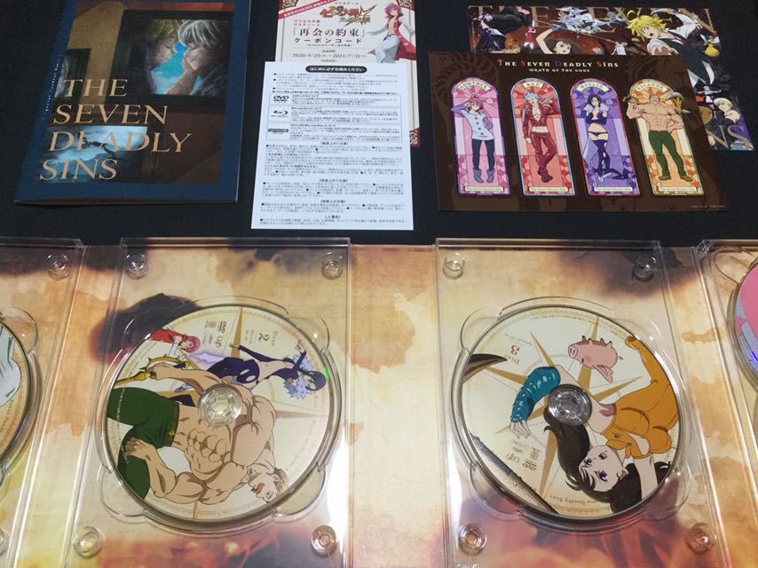 七つの大罪 神々の逆鱗 DVD - BOX II [DVD5枚組] 美品