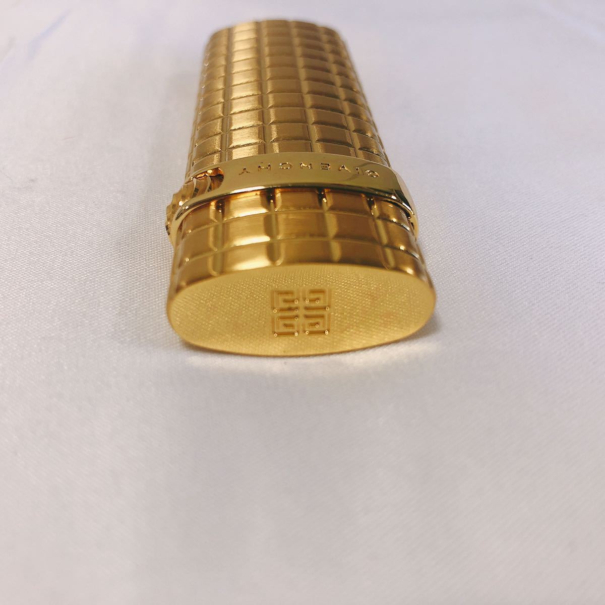 dl239 GIVENCHY ジバンシー ライター ゴールド ケース付き 動作未確認 中古 ゴールド ガスライター GIVENCHY 着火未確認GIVENCHY&frasl;ジバンシー - 火花〇