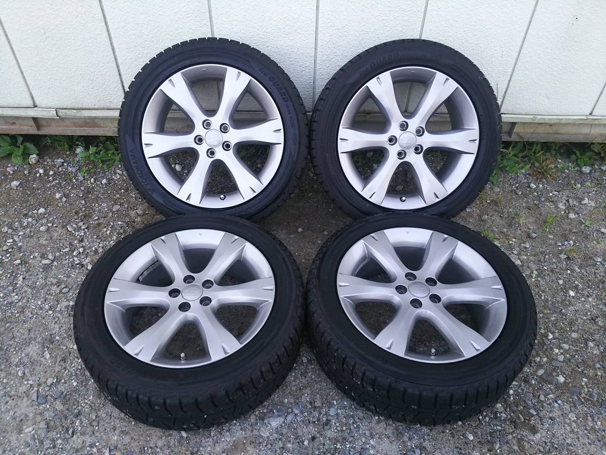【新品，大得価】 17年製 バリ溝 ヨコハマ iceGUARD iG50PLUS 215/50R17 スバル純正ホイール付 17&times;7J インプレッサ レガシィ エクシーガ等に(スタッドレスタイヤ)｜売買されたオークション情報、yahooの商品情報をア 5穴