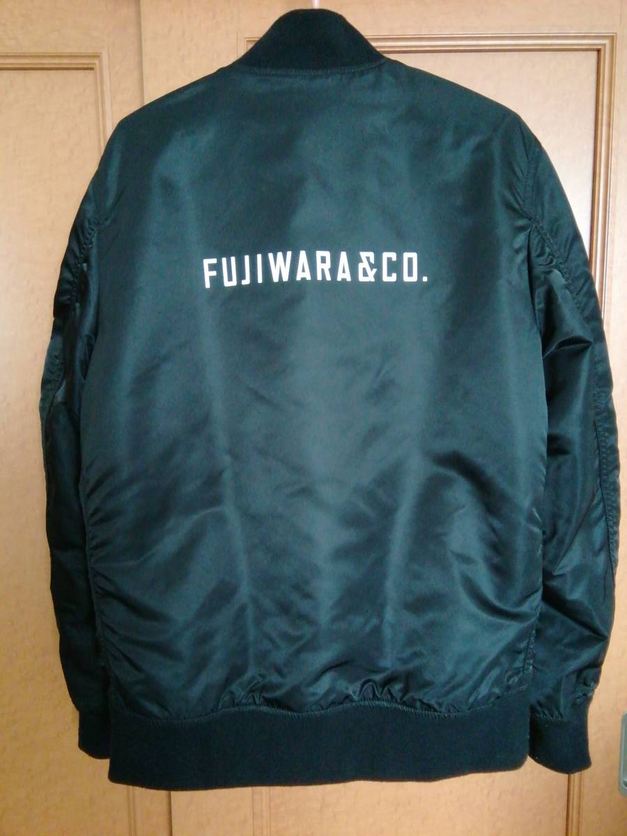 KIYONAGA&CO FUJIWARA&CO ALPHA ☆MA1 リバーシブルフライトジャケット