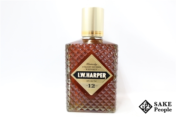◇注目! IW ハーパー 12年 750ml 43％ バーボン 12年 750ml I.W.