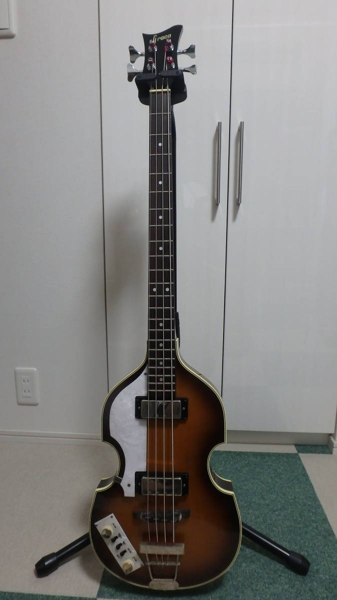 グレコ ベース Greco VB-80 バイオリンベース 90年代 ポール