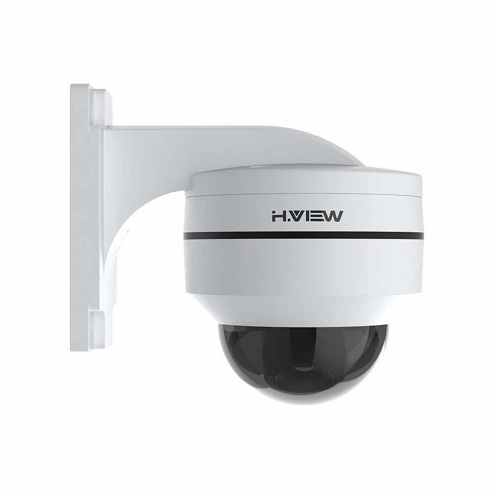 H.View PTZ防犯カメラ 5X光学ズーム 500万画素 POE ネットワークカメラ 監視カメラ 5MP B082MBG41Z