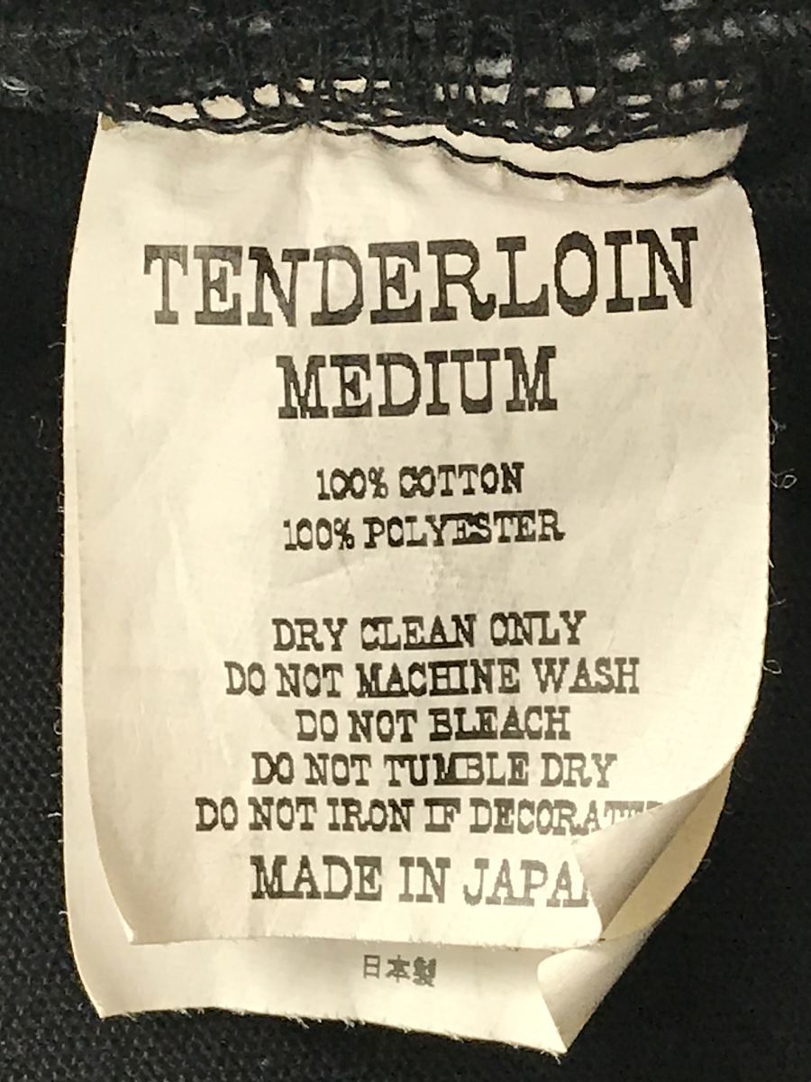 TENDERLOIN◇ベスト/M/コットン/BLK XL⁄42TENDERLOIN テンダーロイン