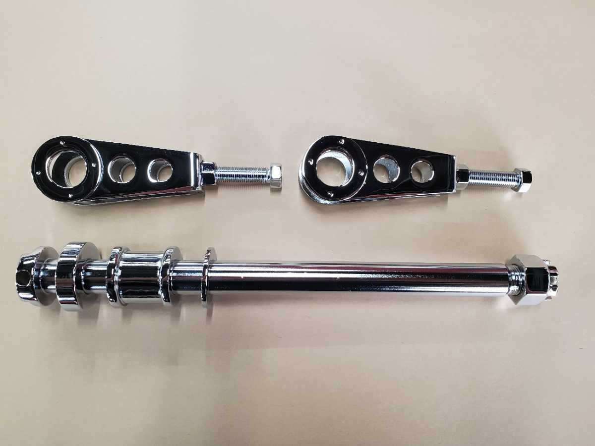 Z1 Z2 全純正部品 フルクロームメッキ仕様 リアアクスルシャフト フル