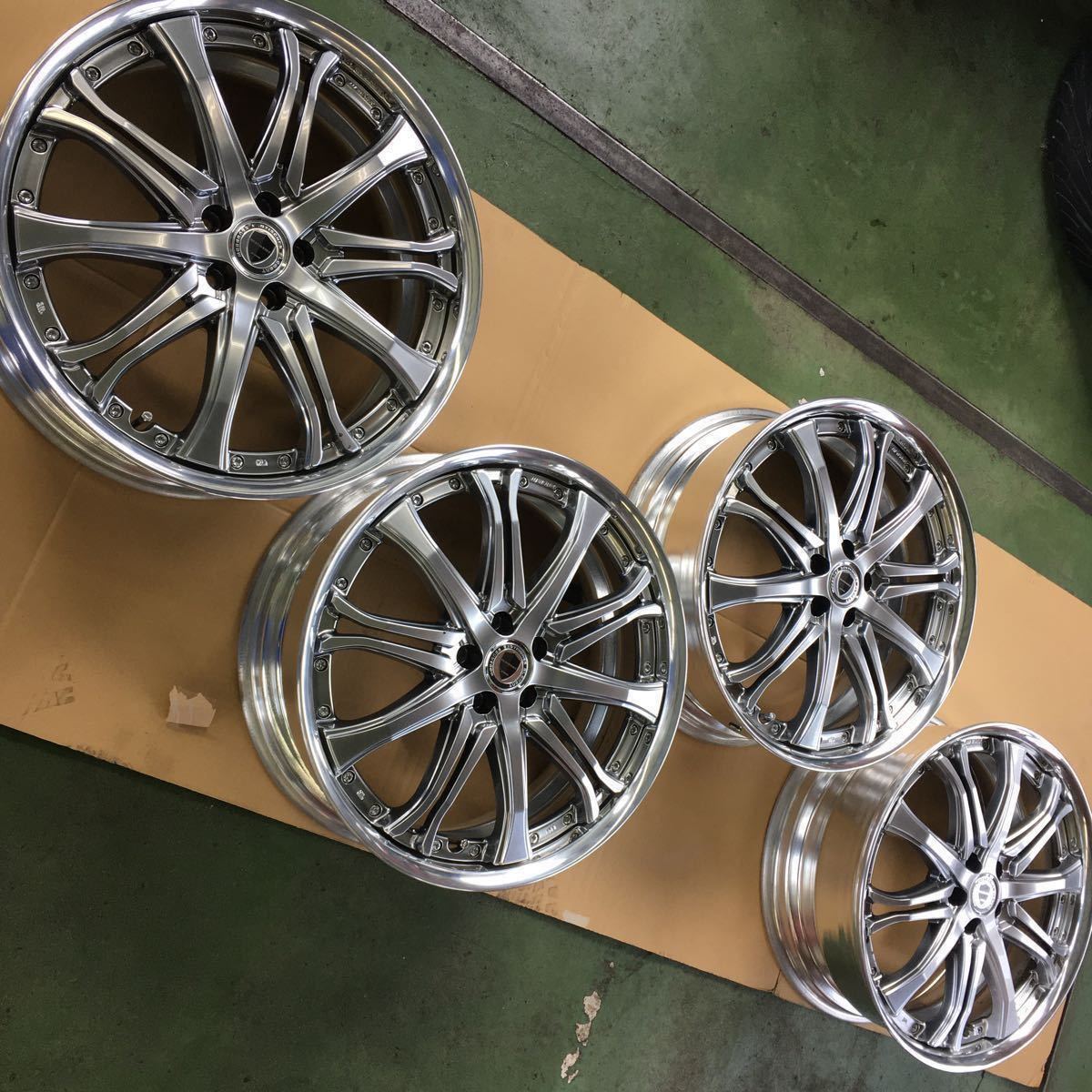19インチ PCD100 WORK SCHWERT 5穴 work schwert SC4 8J(+50) SG1 