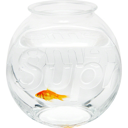 Supreme Fish Bowl Clear シュプリーム フィッシュ ボウル 金魚鉢