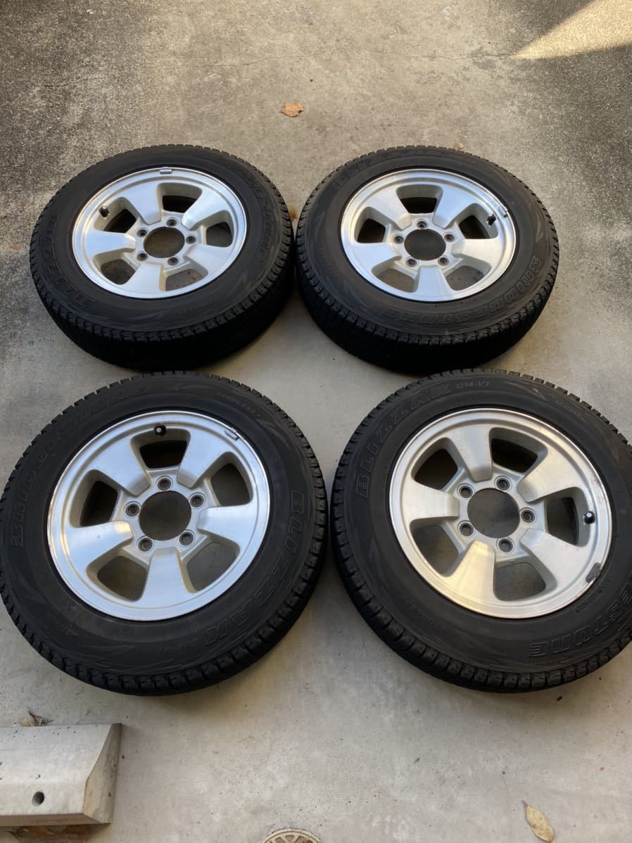 ジムニー スタッドレス 175/80r16 エンケイ製 スズキ純正アルミ 