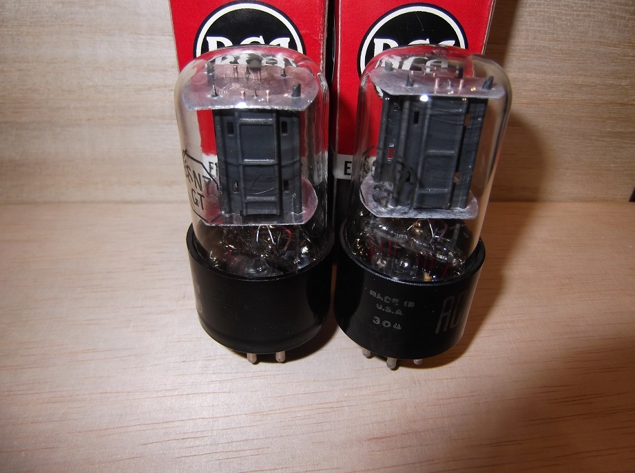 ☆ RCA 6SN7GT ブラック・プレート ボトムDゲッター 2本組 ☆