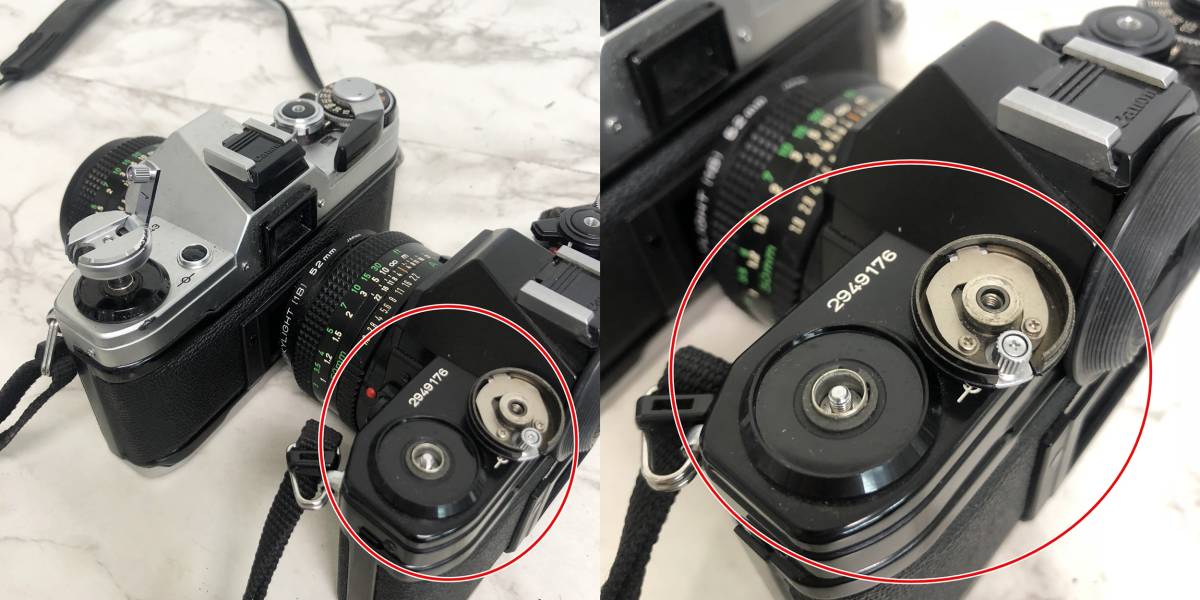 人気，爆買い キャノン AE-1 カメラ 2台セット 動作未確認 ジャンク品