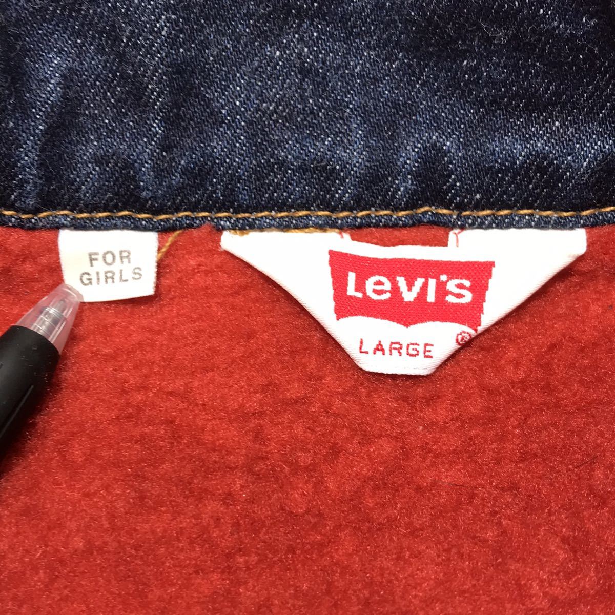 LEVI'S リーバイス 71696 96年イタリア製内フリースデニムジャケット
