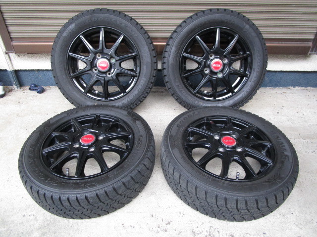 グッドイヤー GOODYEAR アイスナビ6 ICE NAVI 155/65R13 2017年製 