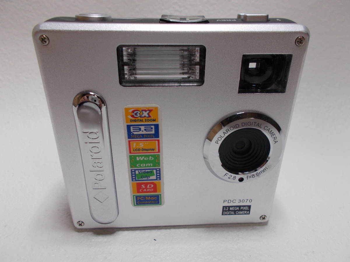 Polaroid pdc-3070 3.2メガピクセルデジタルカメラ 中古良品 d-8