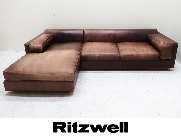 □N303MK/モデルルーム展示品/Ritzwell/リッツウェル/総革/レザー