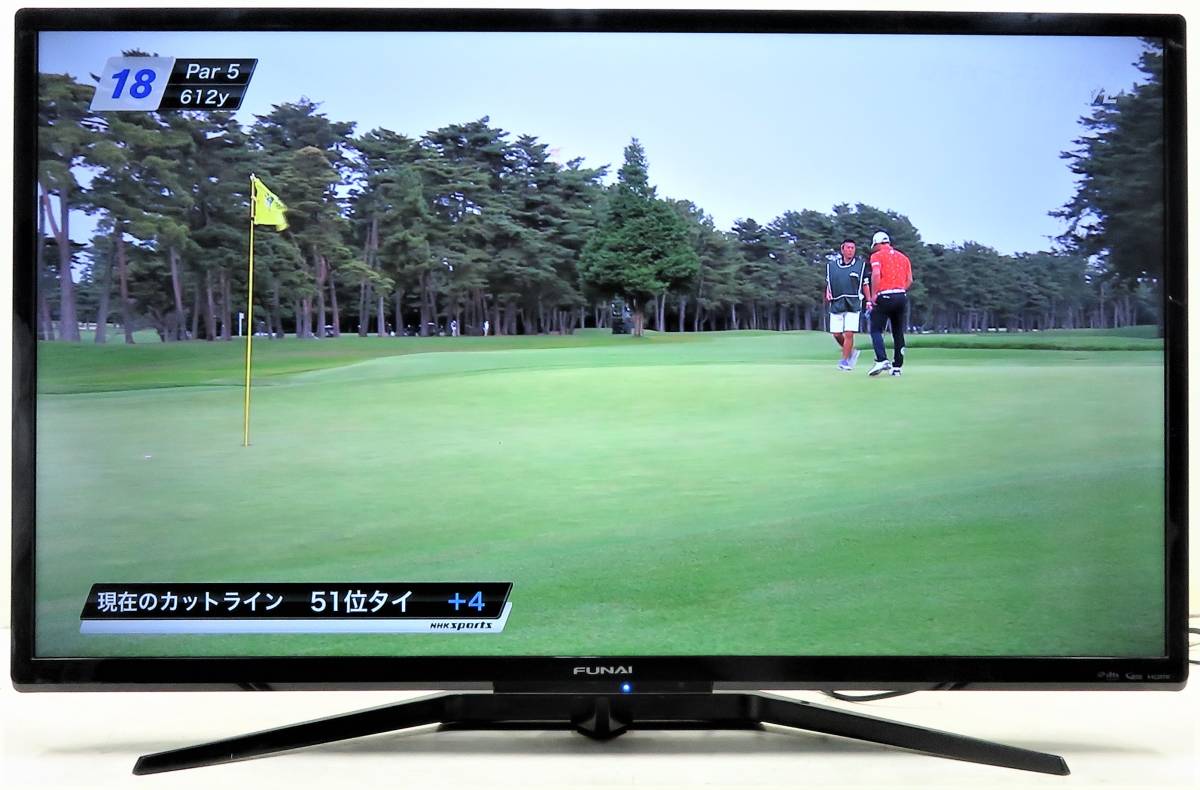 テレビ（画面サイズ（テレビ）40 funai 44型）（TV - 2019年製 FUNAI