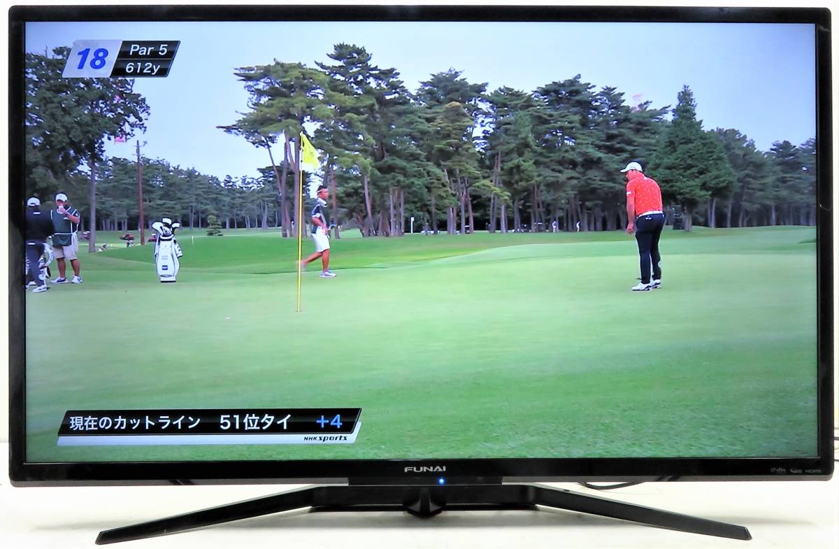 テレビ（画面サイズ（テレビ）40 funai 44型）（TV - 2019年製 FUNAI