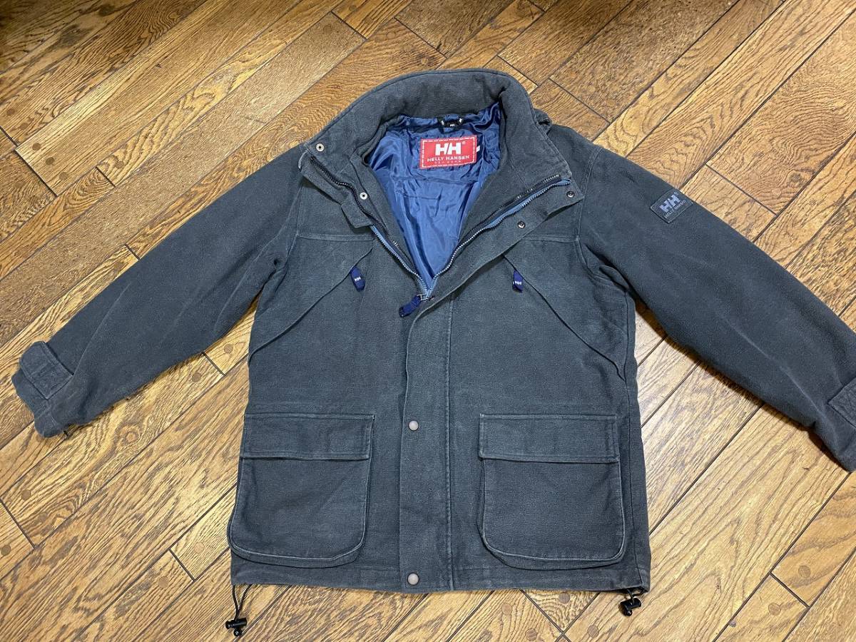 低価，定番人気 A1067 ヘリーハンセン HELLY HANSEN SEA GEAR ジャケット メンズM グレー系 赤タグ(男性用)｜売買されたオークション情報、yahooの商品情報をアーカイブ公開 - オークファン 男性用