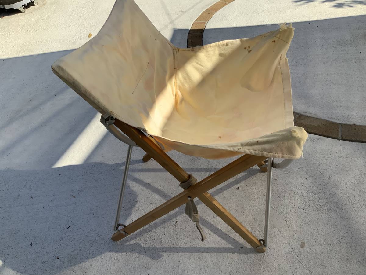 廃盤品SnowPeakスノーピーク Take!チェア オレンジ 黄 折畳椅子