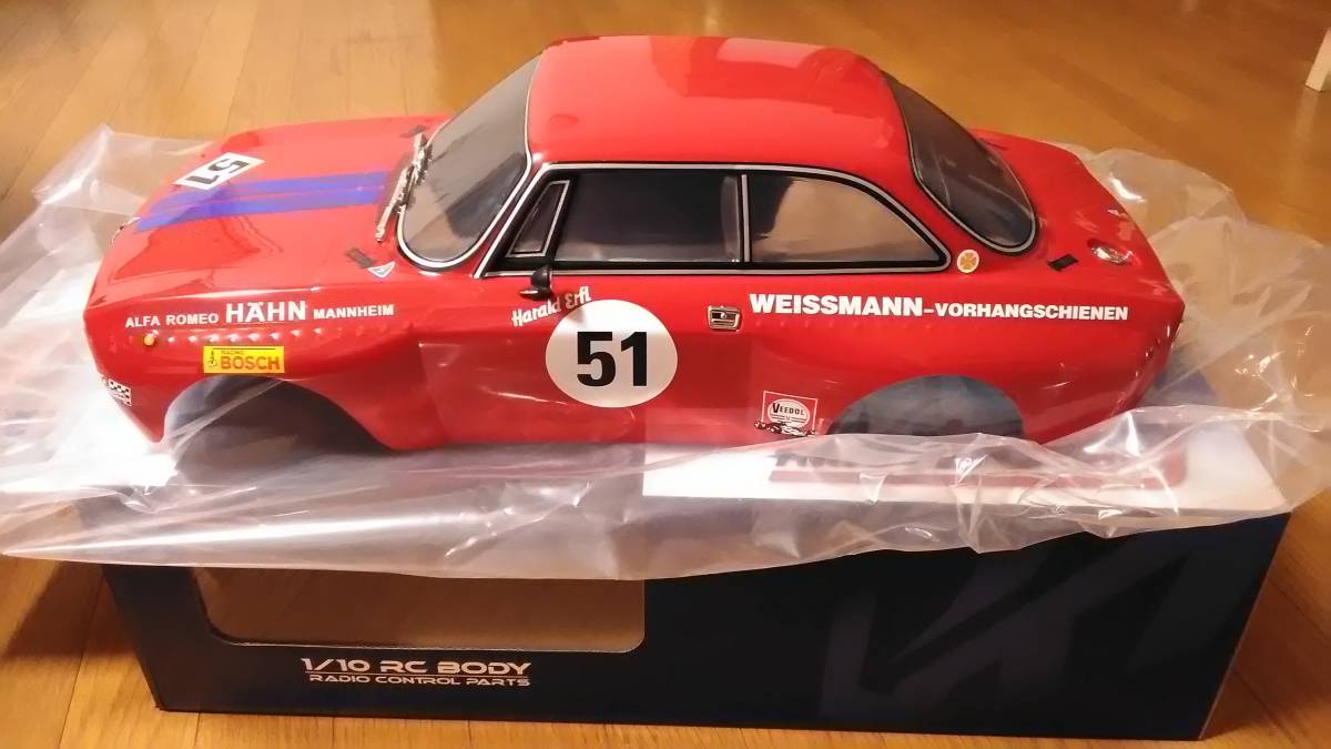 killerbody キラーボディ アルファロメオ 2000gtv 1/10 ラジコン ボディ