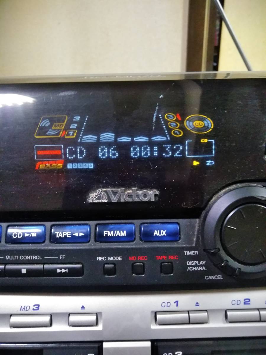 ビクター RC-MD70 3CD，3MDチェンジャー ラジカセ ご覧いただき