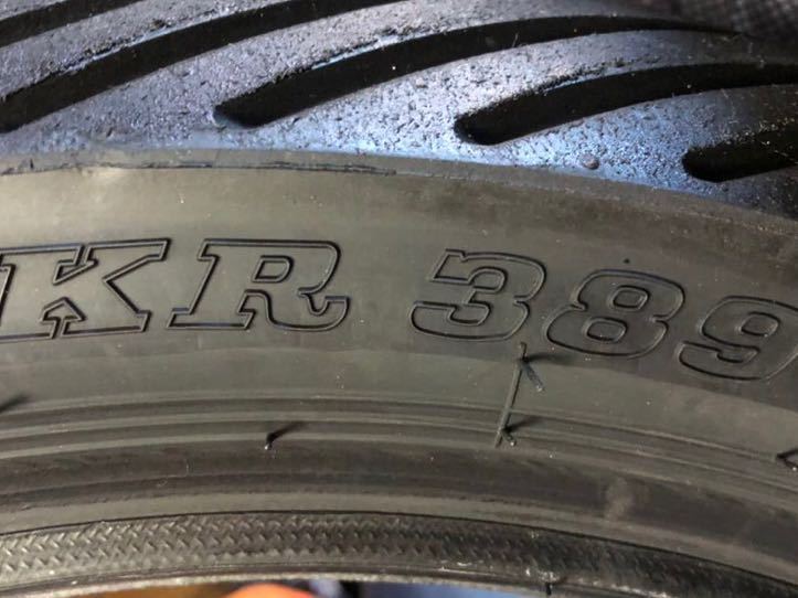 中古ダンロップsport maxα-13SP 110 150前後セットCBR250R RR R-25 ninja250_8