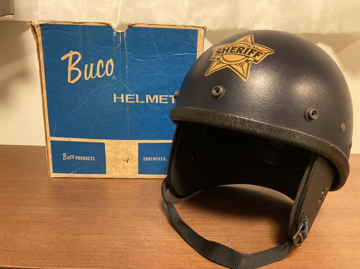 BUCO ハーフヘルメット ポリス 美品 ヴィンテージ BUCO ハーフ
