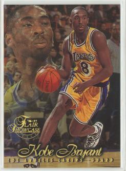 1996-97 Showcase Flair Rookie Row 0 Bryant Kobe 1 Card Allen RC 
