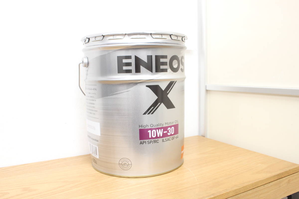 ENEOS X 10W-30 20L 新品未開封 新品】ENEOS X/エネオス エックス ハイクオリティ モーターオイル 10W
