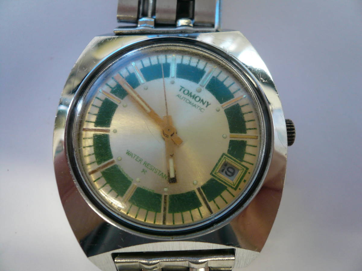 □レトロ腕時計＜23＞トモニー TOMONY AUTOMATIC 5001-7010 