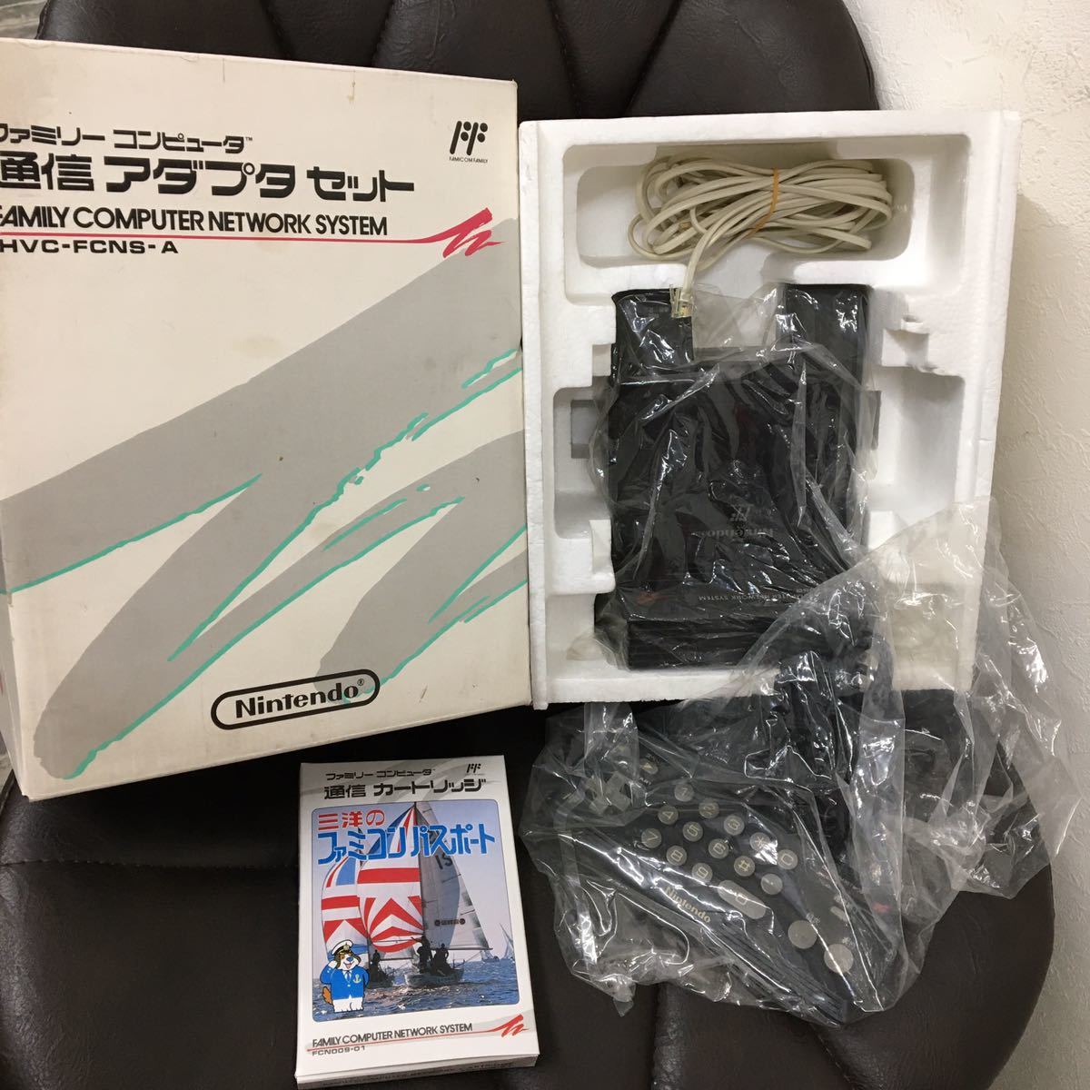 FC 通信アダプタセット 三洋のファミコンパスポート ファミコン 任天堂 ジャンク