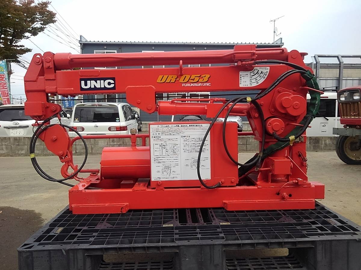 UR053 UNIC 古河ユニック 宮城県発 UR-053 3段ブーム つり上荷重490Kg 