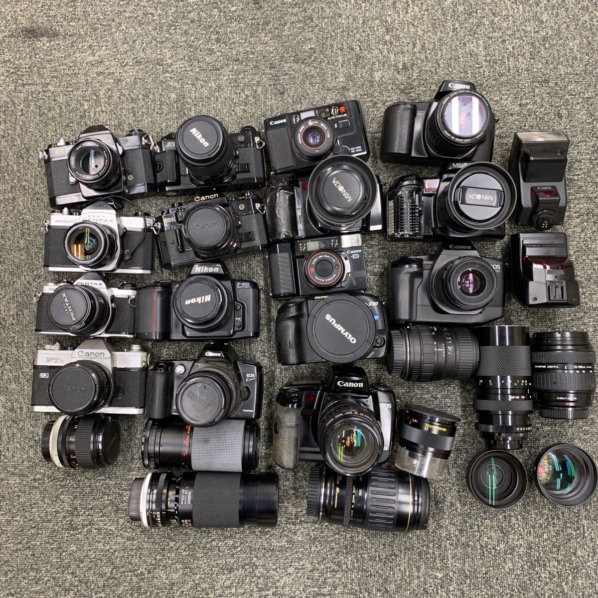 ゆ*ん様 レンズ まとめて ジャンク品 pentax nikon canon 4 大量⁄2個口