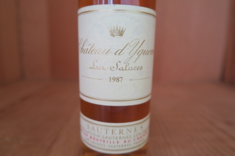 wineluvs/1987年シャトー・ディケム【375ml/ハーフボトル】!!C6-2