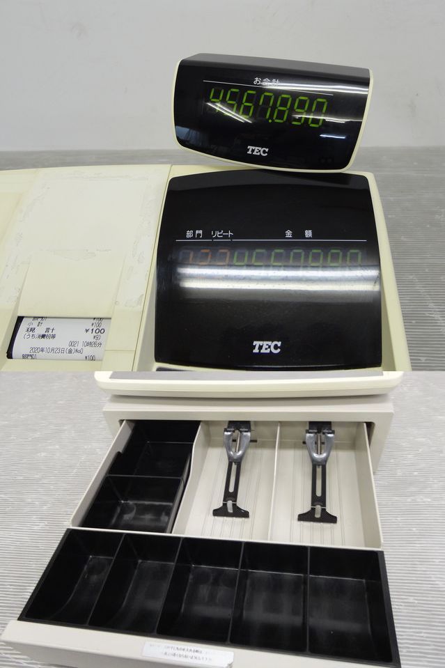 東芝テック TEC Shallot 電子レジスター MA-500 II レジスター 電子