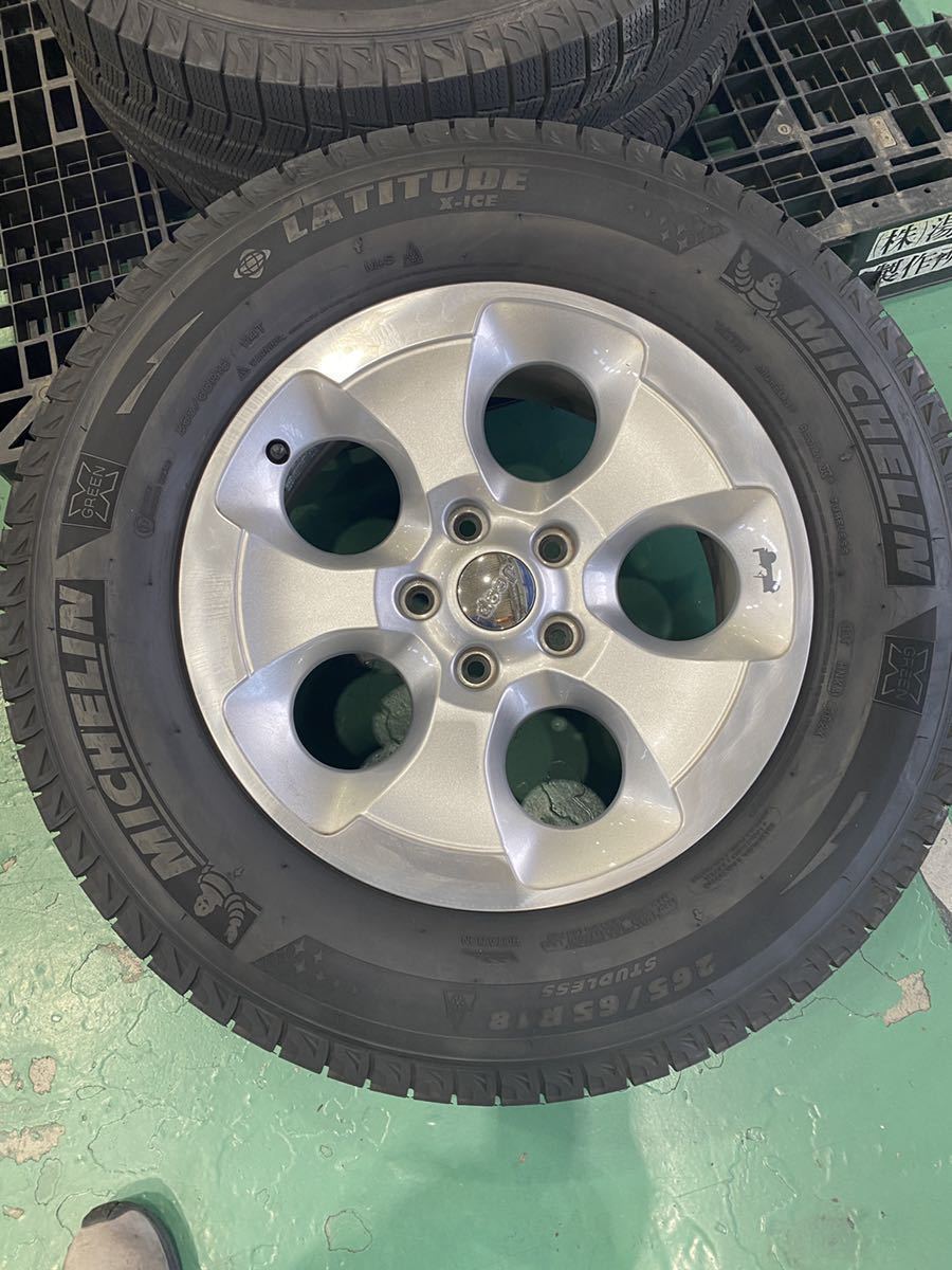 Jeep JL JK 用 純正18 インチスタッドレスタイヤ 4本 タイヤ19年製