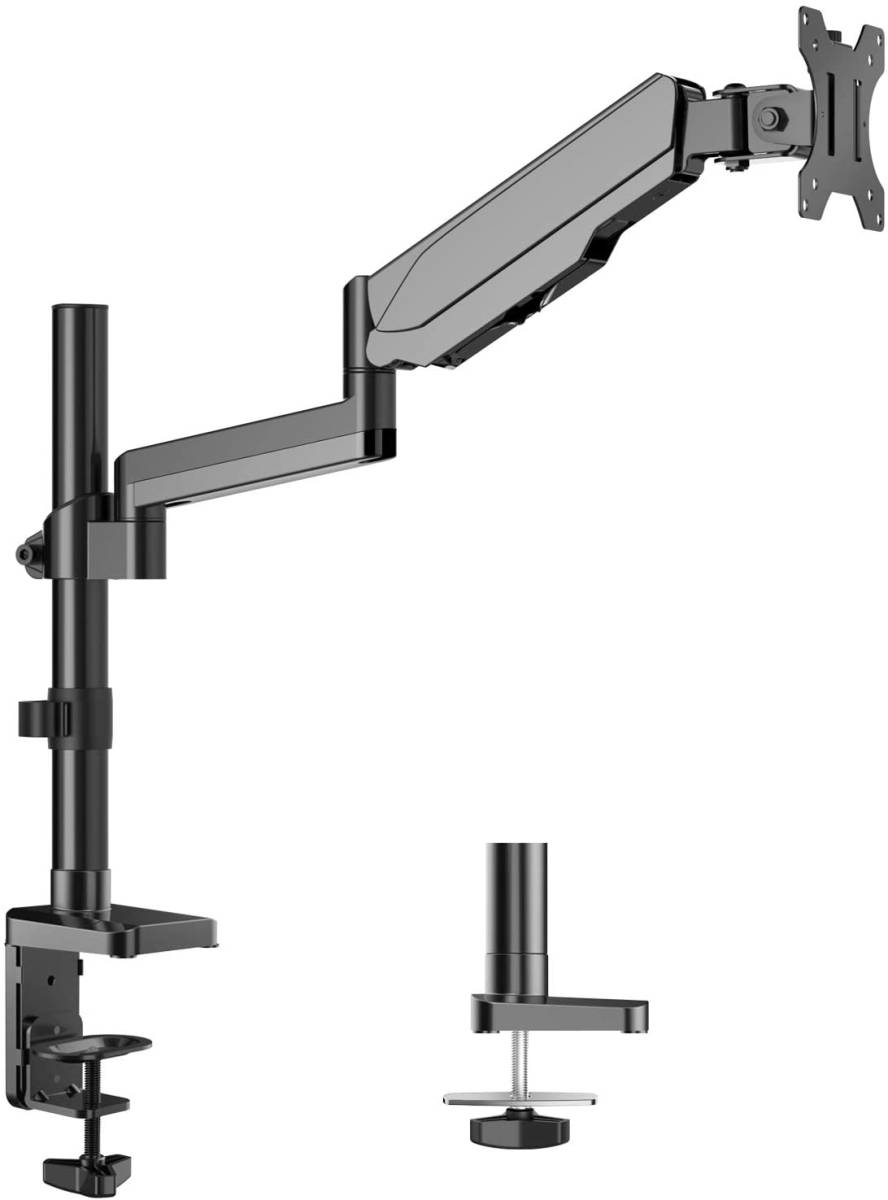 HUANUO PC モニター アーム 液晶ディスプレイ アーム ガススプリング式 ガス圧式 17～32インチ対応 耐荷重1-8kg_2