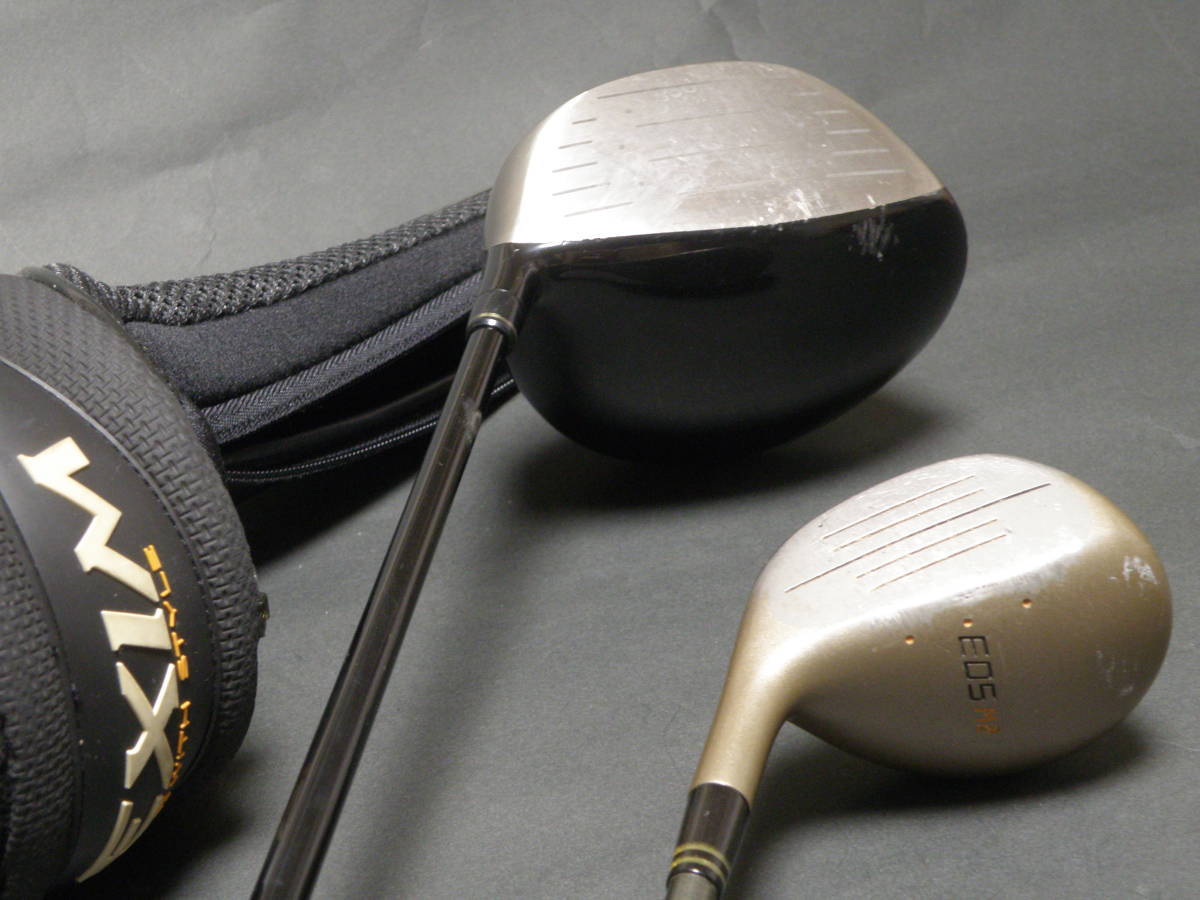 豪華★美津濃・最高峰グランドモナークロイヤルアイアン＆メタルウッド2本1番3番＆キャディバッグ付★早い者勝ち・最終価格・大変希少！！_6