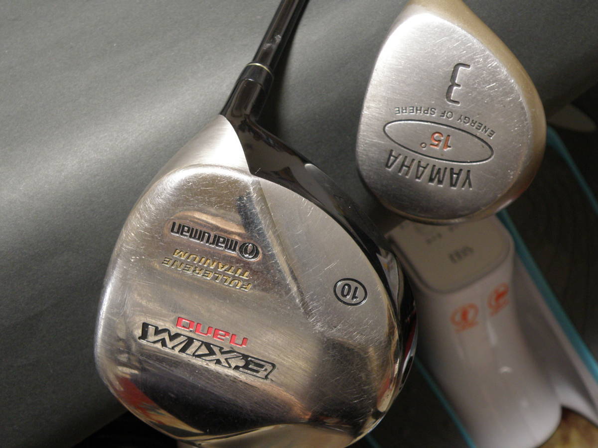 豪華★美津濃・最高峰グランドモナークロイヤルアイアン＆メタルウッド2本1番3番＆キャディバッグ付★早い者勝ち・最終価格・大変希少！！_7